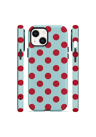 Velvoria Valestra Mint Kırmızı Puantiye Apple iPhone Uyumlu 14 Plus Darbe Korumalı Kılıf Valestra Select - Mint Kırmızı Puantiye Velvoria Valestra Mint Kırmızı Puantiye Apple iPhone Uyumlu 14 Plus Darbe Korumalı Kılıf Valestra Select - Mint Kırmızı Puantiye