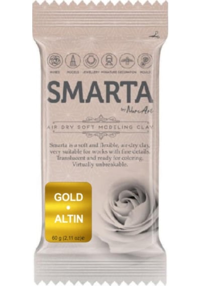 Smarta Modelleme Hamuru 60 Gr. Metalik Altın