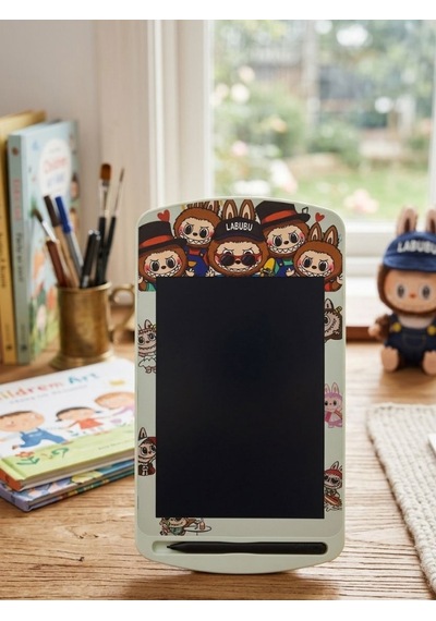 Mucit Home Labubu Detaylı Kalemli Çocuk Tablet-karne Okul si Yaz Sil Yazı Tahtası