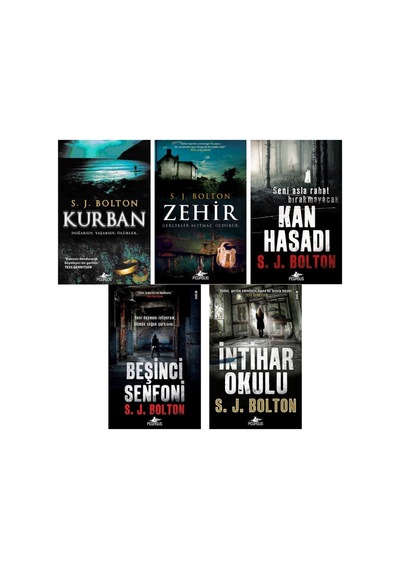 Sharon J. Bolton Korku Gerilim Kitapları Takım Set 5 Kitap