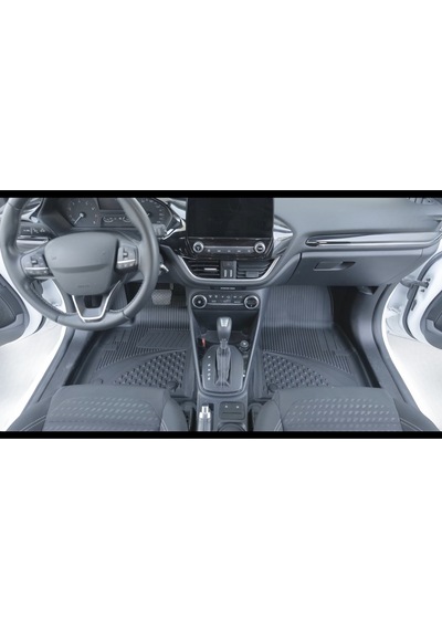 Ford Fiesta 2018 Ve Sonrası Uyumlu 4.5d Premium Havuzlu Oto Paspas Ve Liner Bagaj Havuzu