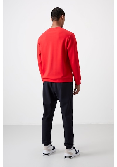 Tommy Life Fiesta - Lacivert Pamuklu Kalın Yumuşak Dokulu Comfort Fit Nakışlı Erkek Eşofman Takım - 85254 Kırmızı - Lacivert Tommy Life Fiesta - Lacivert Pamuklu Kalın Yumuşak Dokulu Comfort Fit Nakışlı Erkek Eşofman Takım - 85254 Kırmızı - Lacivert