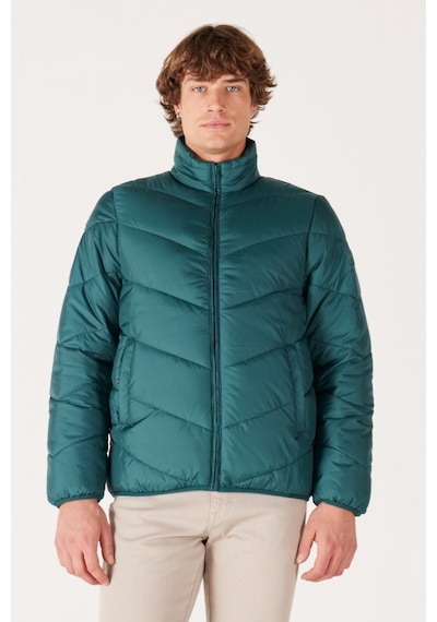 Wrangler Regular Fit Normal Kesim Dik Yaka Siyah Yeşil Mont W40Ywag61 Siyah - Yeşil