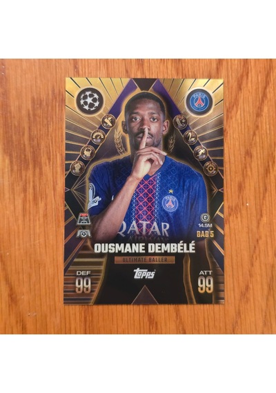 Topps Ousmane Dembele Ultimate Baller Lisanslı Oyun Kartı