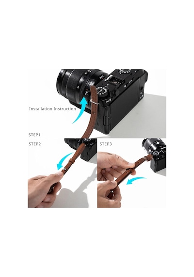 Smallrig 5209 Evrensel Deri Kamera Omuz Askısı Kahverengi