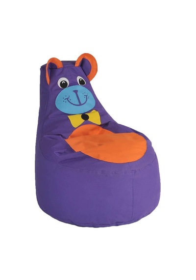 Bambitoys Ayı Figürlü Armut Koltuk Mor Imperteks 67*60*25Cm