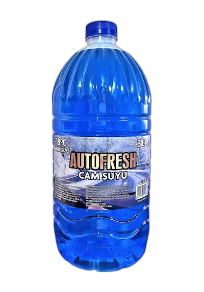 Oto Cam Suyu 3 Litre -18 C Derece Antifrizli Tuz İçermez Antifrizli Kışık Camsuyu 3 Lt
