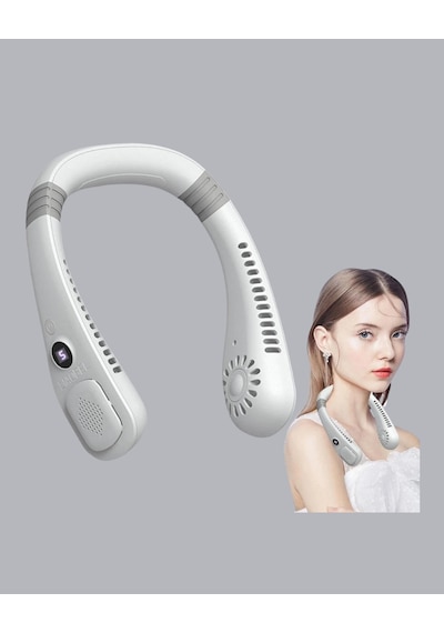 Taşınabilir Boyun Fanı Sessiz Çalışma Ve Usb Şarj Özellikli - Lisinya