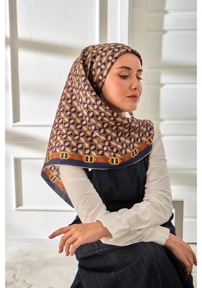 Silk Home Twill İpek Eşarp 11481-30 Siyah, Taba, Gri, Siyah