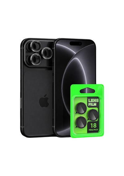 Newface - 125 - Apple İphone 18 Pro Raze Metal Kamera Lens - Spt-gld - - Siyah