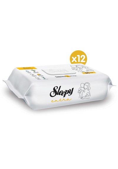 Sleepy Extra Islak Bebek Havlusu 12 x 90'lı 1080 Yaprak