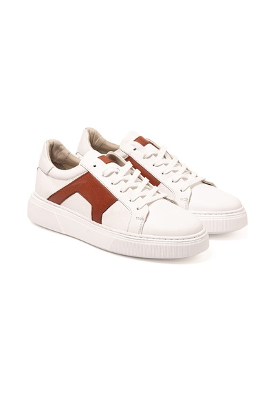 Sneaker Erkek Og-437 John May Beyaz-taba