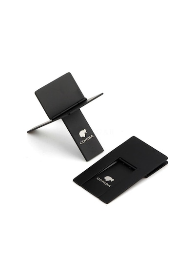 Cohiba Metal Katlanır Puro Sehpası Standı Siyah