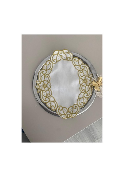 Kahve Sunum Tepsi Örtüsü - 1 Adet Tepsi Peçetesi Diğer