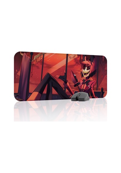 Hazbin Hotel Kaymaz Dikişli Kauçuk Oyuncu Mousepad V4 - 70x30 Xl Gaming Mouse Pad Fare Altlığı
