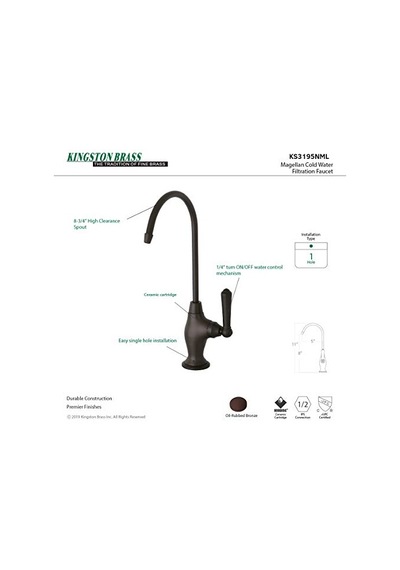 1 4 Turn Water Filter Oil Rubbed Bronze Diğer