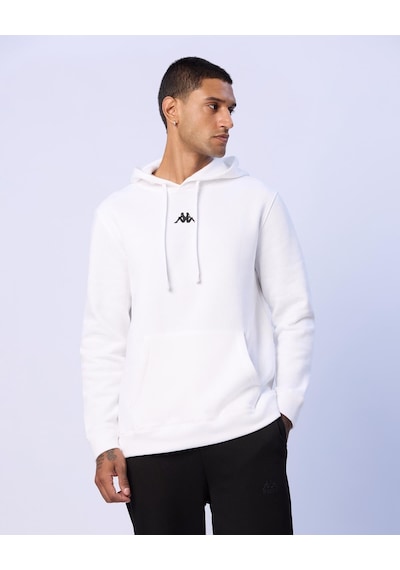 Kappa Palmir Erkek Beyaz Regular Hoodie