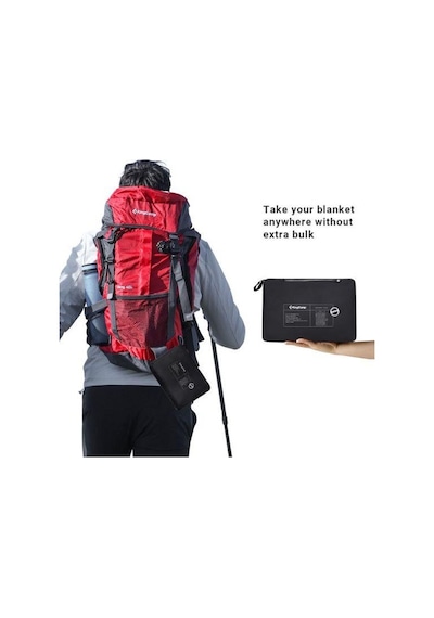 KingCamp Smart Waterproof Blanket-Crimson 540 Uyku Tulumu Kırmızı