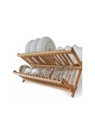 Bambu Bulaşık Sepeti Bambu Tabaklık Bulaşıklık 42 Cm Bambu Bulaşık Sepeti Bambu Tabaklık Fma202157 Çok Renkli