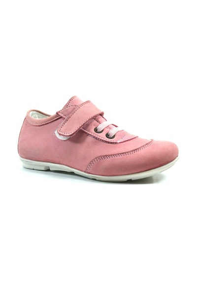 Onlo 1146 Hakiki Deri Pembe Cırtlı Ortopedik Kız Çocuk Ayakkabı Pembe