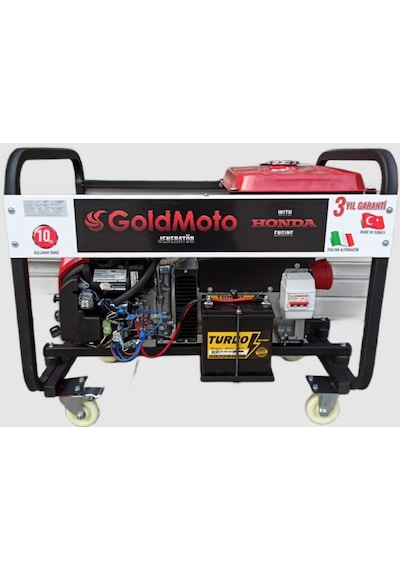 Goldmoto GM16TBJH Benzinli 14KVA Trifaze Marşlı Jeneratör