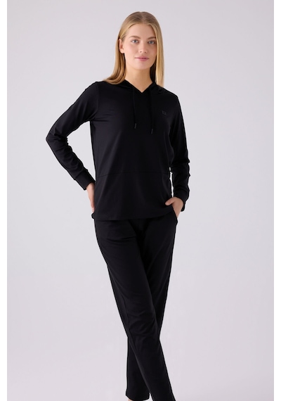 Pierre Cardin Kadın Siyah Pijama Takımı Pc8923-s-v2 Siyah
