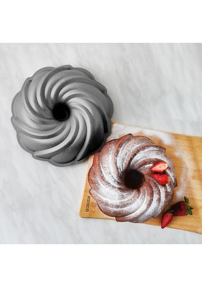 Cake Pro Pare Antrasit Döküm Kek Kalıbı Çok Renkli