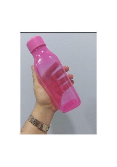 Eko Şişe Kare Pembe 500ml Pembe