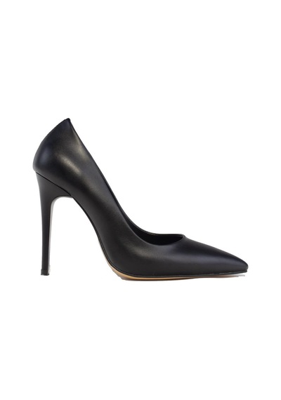 Dagoster Dza07 388460 Siyah Stiletto Topuklu Kadın Ayakkabı 001