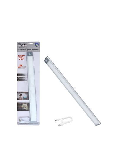 Sensörlü Şarjlı Dolap Lambası Wt-288 Beyaz