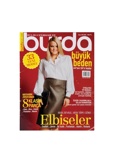 Burda Büyük Beden - 4 Adet Tarı