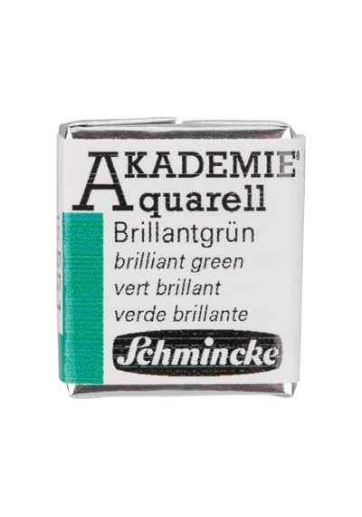 Akademie Aquarell Yarım Tablet Sulu Boya 551 Brilliant Green ---