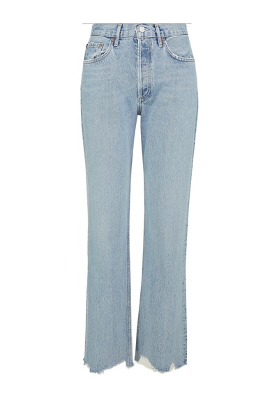 Agolde Klasik Mid Rise Kot Pantolon Mavi