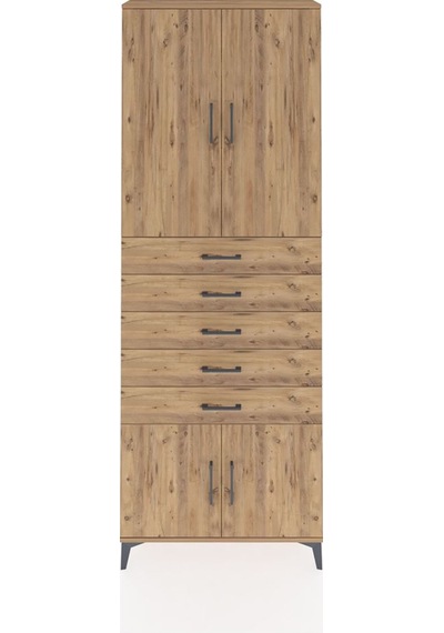 Arges Dolap 3 Raflı 5 Çekmeceli 4 Kapaklı 88x30x243 Çam-çam Çam Arges Dolap 3 Raflı 5 Çekmeceli 4 Kapaklı 88x30x243 Çam-çam Çam