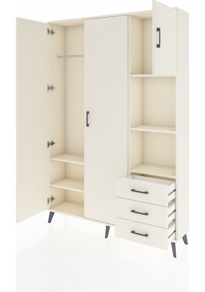 Arges Dolap 5 Raflı 3 Çekmeceli Tek Askılı 132x30x195 Aytaşı-aytaşı/aytaşı Aytası/aytası Arges Dolap 5 Raflı 3 Çekmeceli Tek Askılı 132x30x195 Aytaşı-aytaşı/aytaşı Aytası/aytası