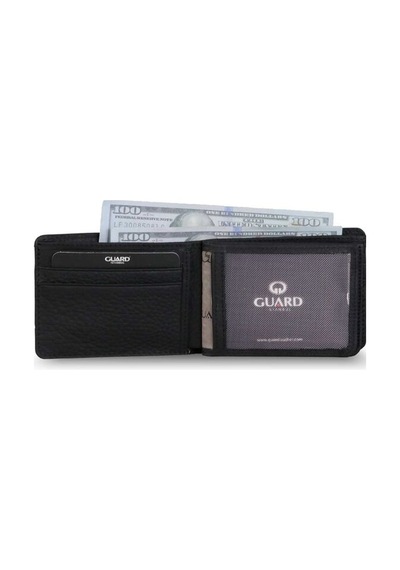 Guard Mat Siyah Deri Erkek Cüzdanı - Grd2403xw22126 Diğer Çok Renkli