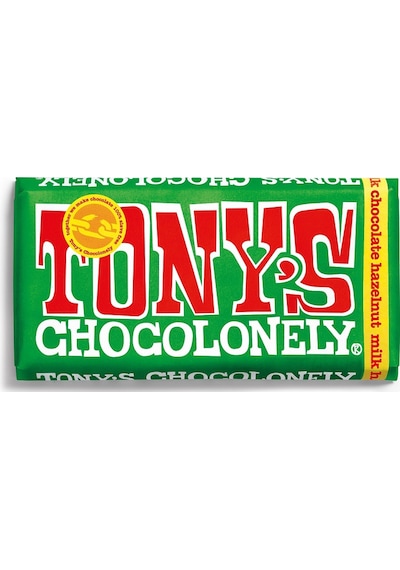 Tony's Chocolonely Milk Chocolate Hazelnut 180 G