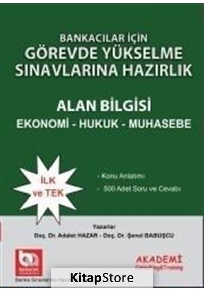 Banka Sınavlarına Hazırlık Görevde Yükselme Sınavlarına Hazırl .