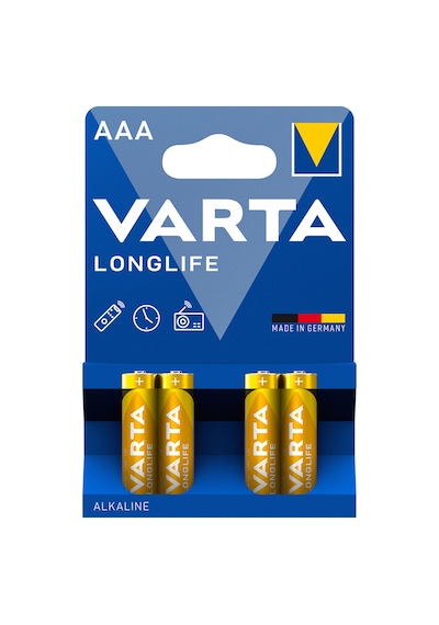 Varta Longlife Aaa İnce Kalem Pil 4'lü Paket Alkalin