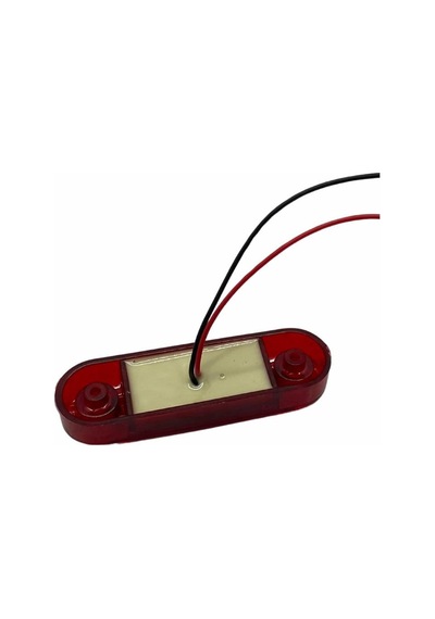 12v-24v Parmak Lamba 9-ledli Kırmızı 85 25 Mm