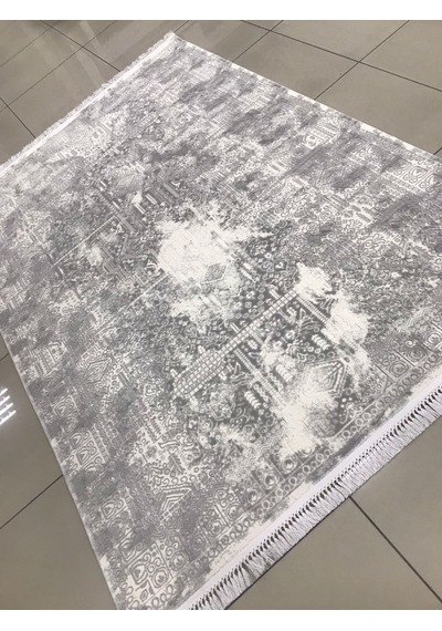 Padişah Halı Santo 77768 095 Serisi Akrilik Salon Oturma Yatak Odası Halısı Gri
