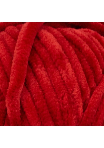 Kürkçü Han Kadife 100gr 95mt Örgü İpi Ateş Kırmızısı