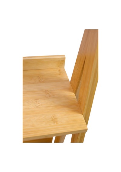 Digithome Bambu 5 Raflı Merdiven Kitaplık Banyo Düzenleyici Raf Organizer Saksılık Db-0022 Kahverengi
