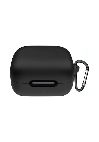 Caseonn Anker Soundcore P31i Kılıf Askı Aparatlı Mat Silikon Siyah