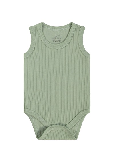 Minidamla Baby Minidamla Askılı Basic 3'lü Set 1-18 Ay Çıtçıtlı Badi - Mavi Koyu Mavi