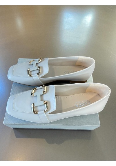 Aska Shoes Shoes Günlük Tokalı Babet 2025aska001 Bej