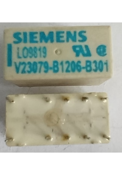 9V Çift Bobinli Çift Kontak Kilitli Röle V23079-B1206-B301