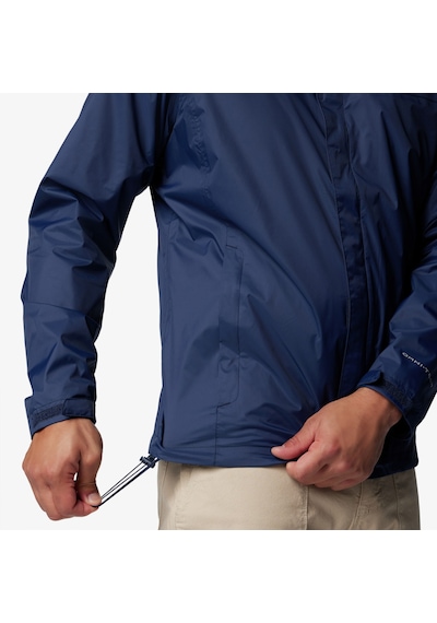Columbia Watertight Erkek Lacivert Yağmurluk Düz Rm2433