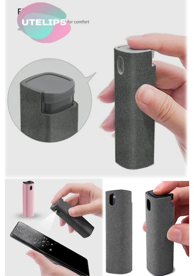 Telefon Ekran Temizleyici Sprey Bilgisayar Cep Telefonu Ekranı Toz Sökücü Aracı Mikrofiber Bez Pro