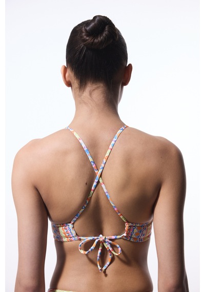 Penti Ila Bralette Çift Taraflı Halter Yaka Bikini Üstü